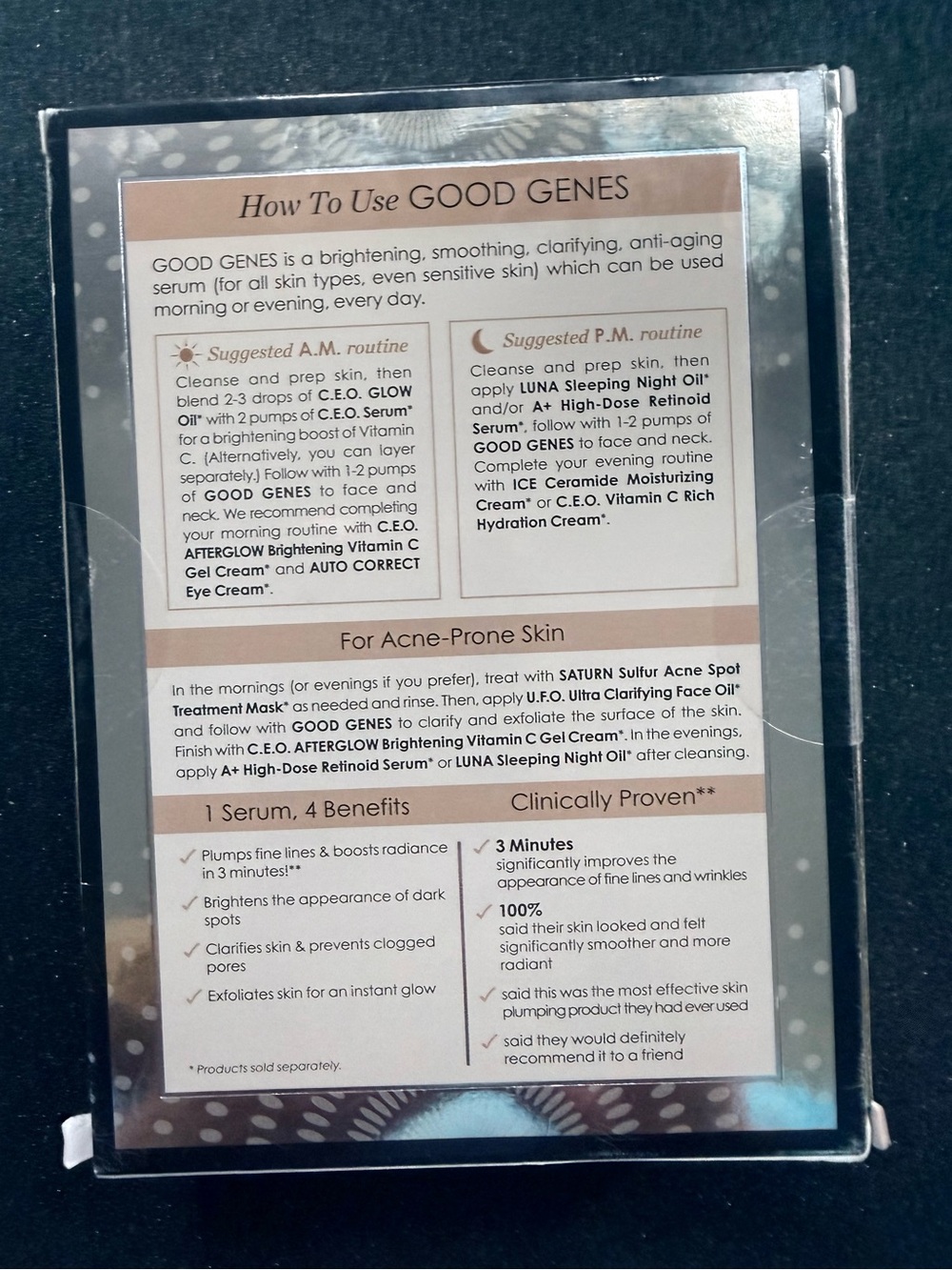 *NIB* SUNDAY RILEY Good Genes Win Win Set-2/ 1oz & .5oz Fl - Picture 3 of 10